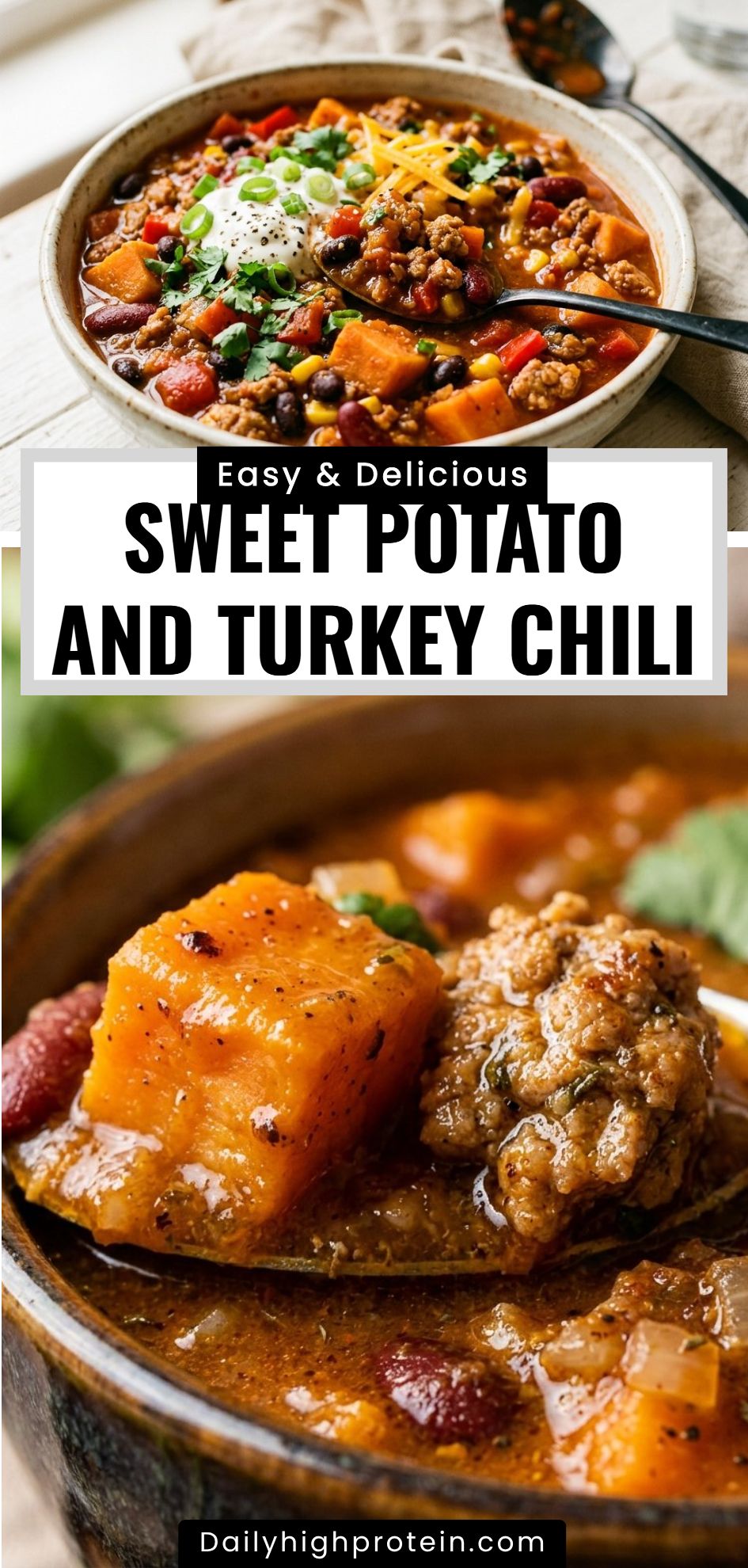 Sweet Potato Turkey Chili