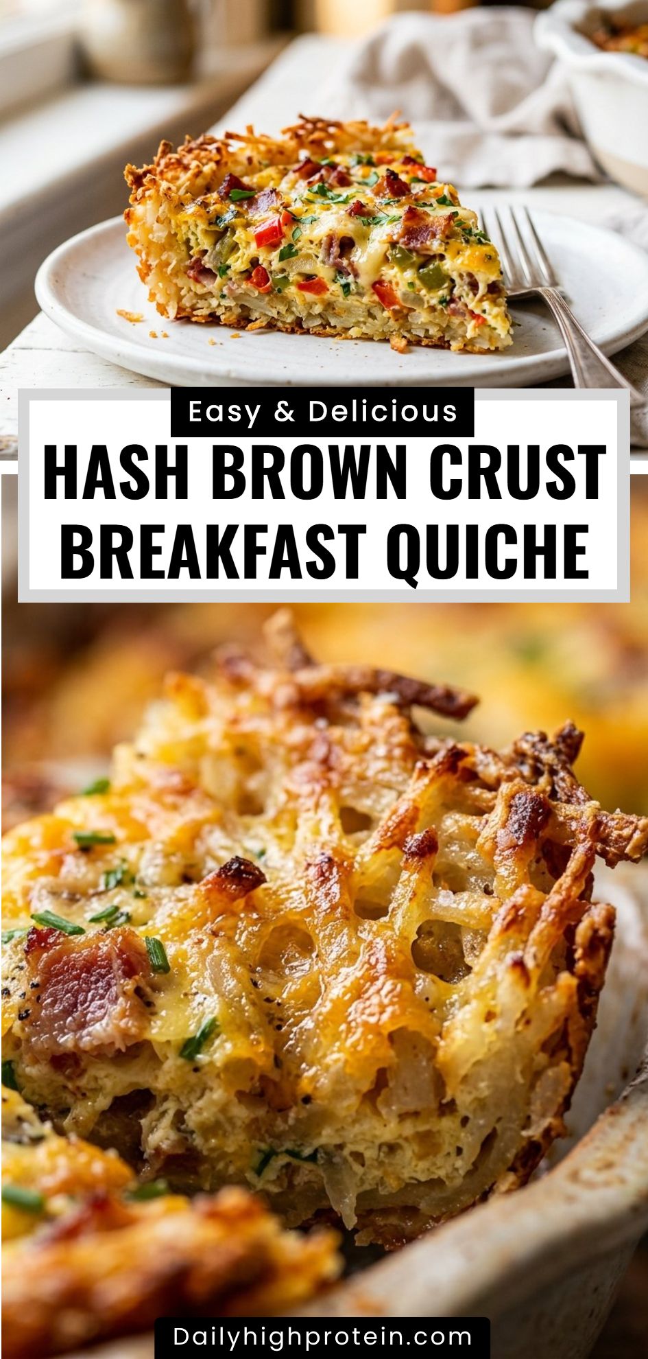 Hash Brown Crust Breakfast Quiche