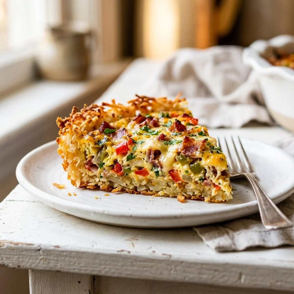 Hash Brown Crust Breakfast Quiche