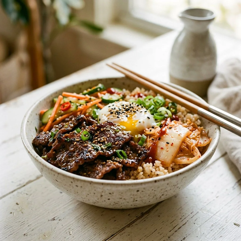 Korean-Style Beef BBQ Bowls