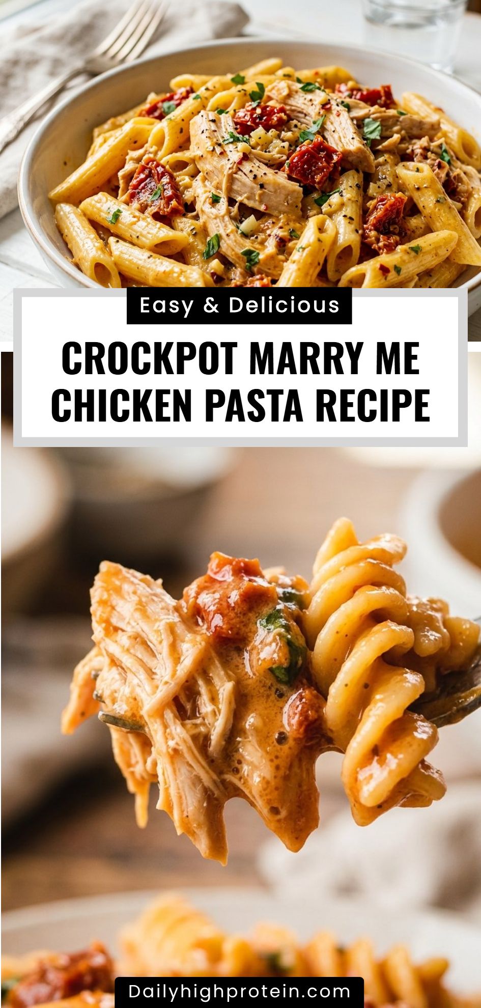 Crockpot Marry Me Chicken Pasta Recipe