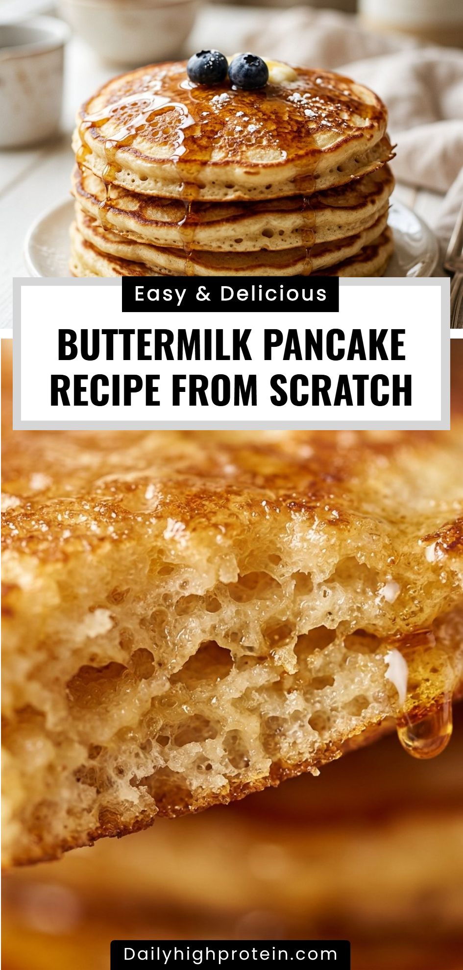 Buttermilk Pancake Recipe From Scratch