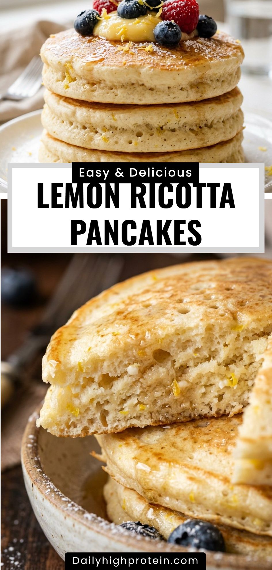 Lemon Ricotta Pancakes