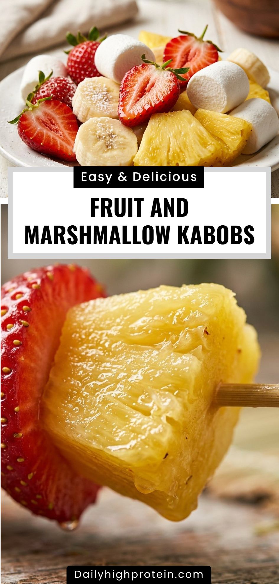 Fruit And Marshmallow Kabobs Fruit Kabobs