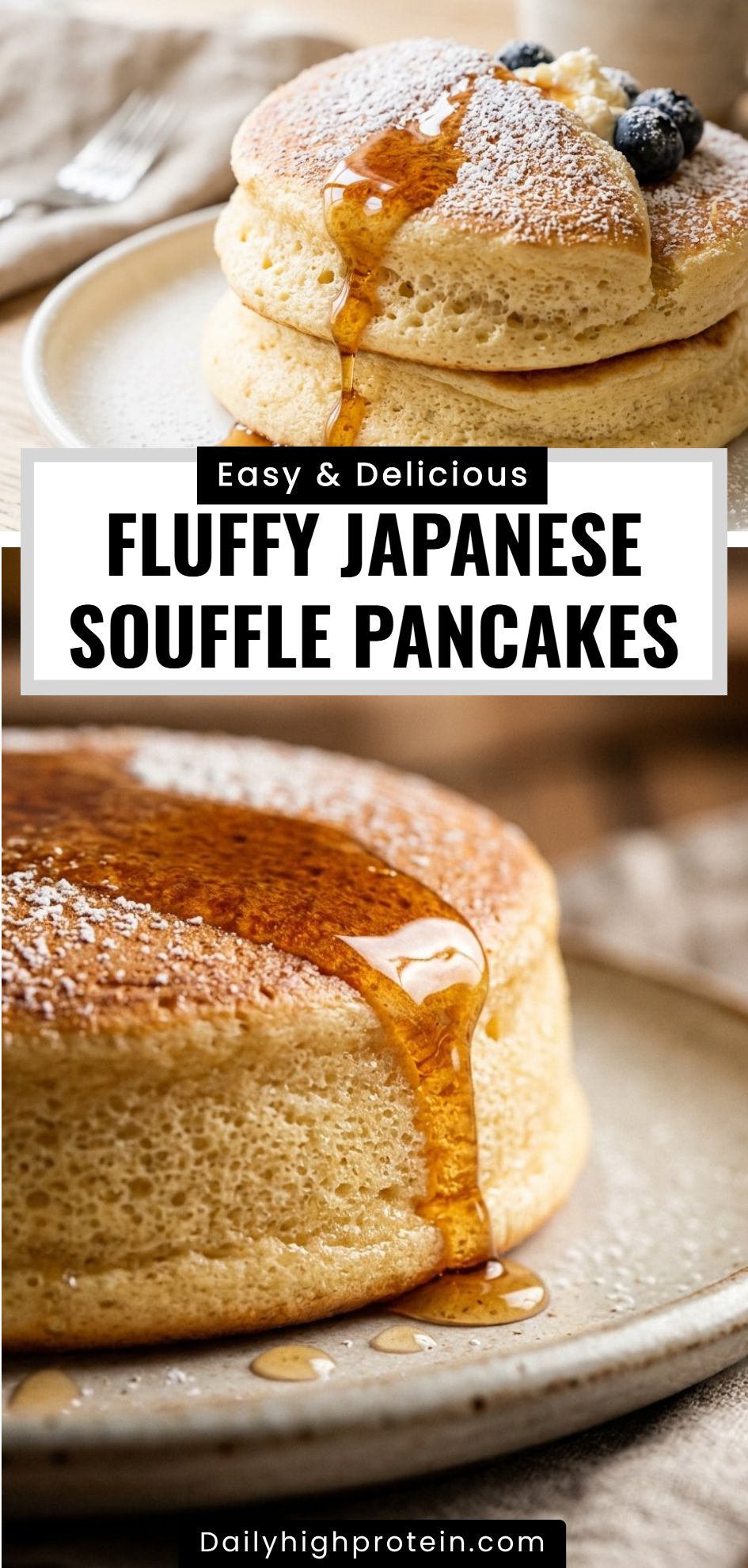 Fluffy Japanese Souffle Pancakes