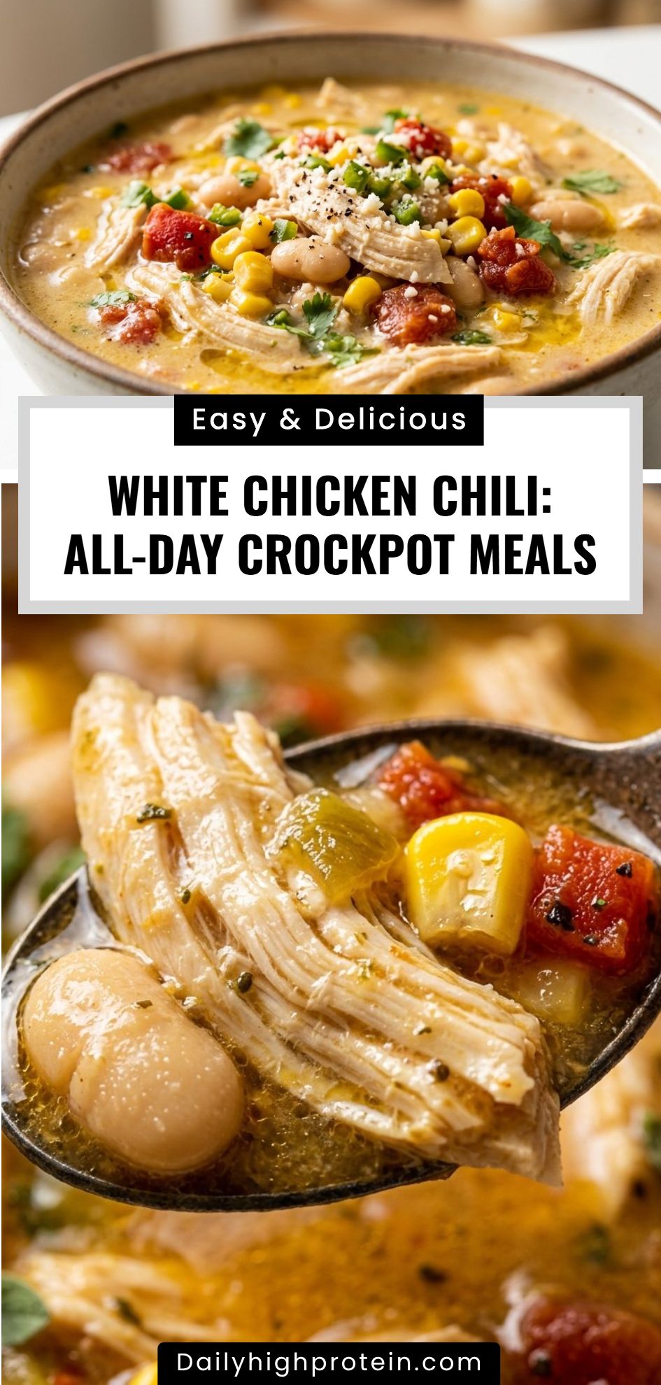 White Chicken Chili Crockpot Meals