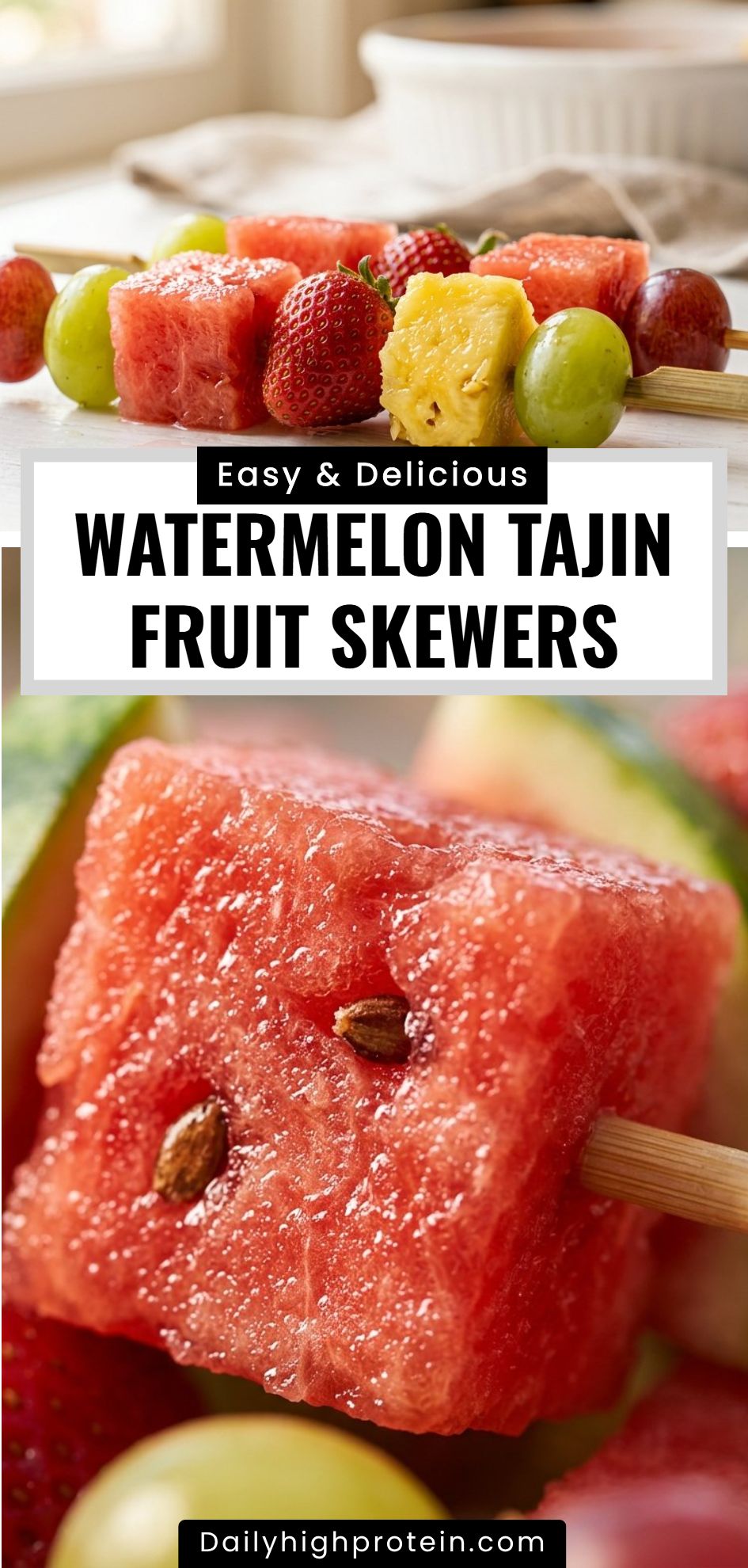 Watermelon Tajin Fruit Skewers