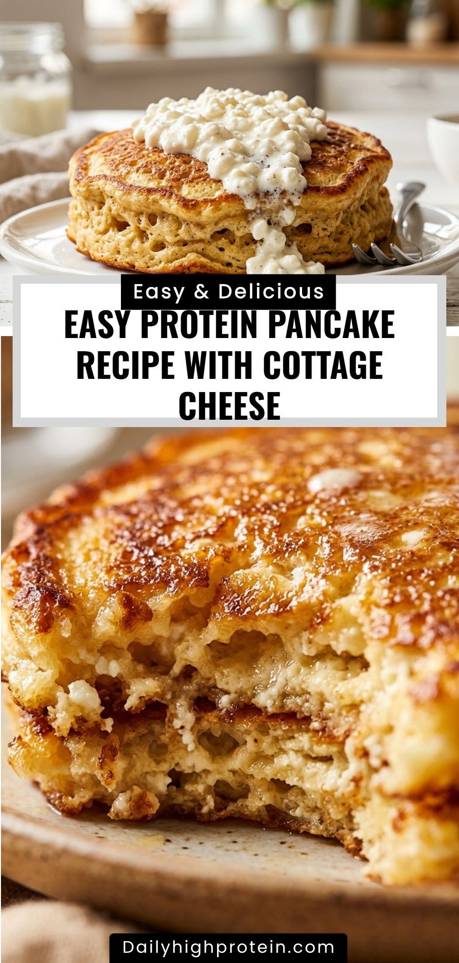 Easy Protein Pancake Recipe Cottage Cheese
