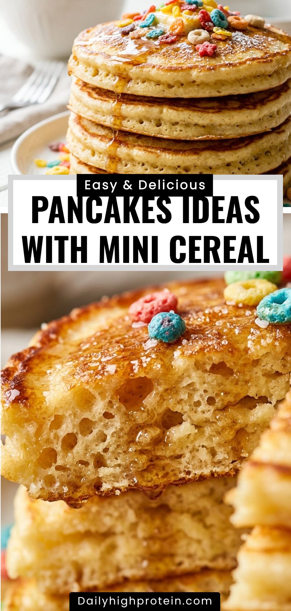 Pancakes Ideas With Mini Cereal