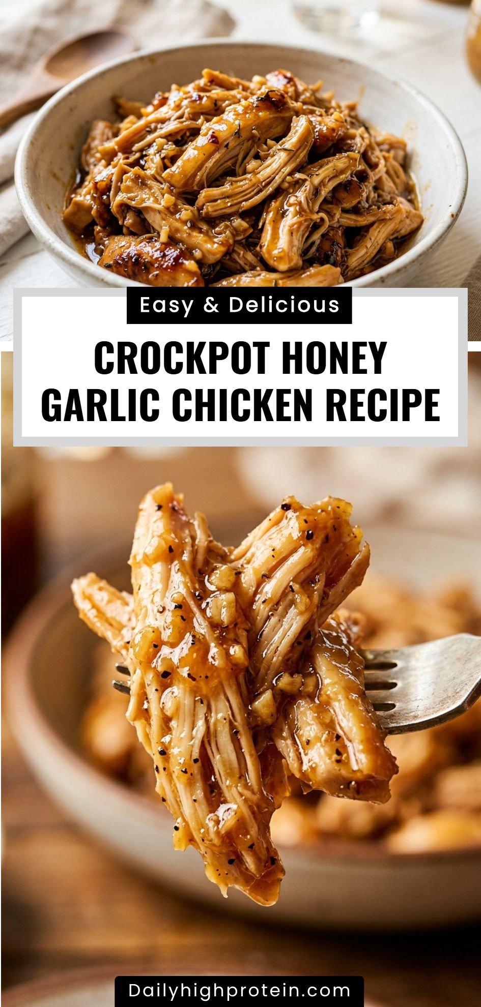 Crockpot Honey Garlic Chicken Recipe