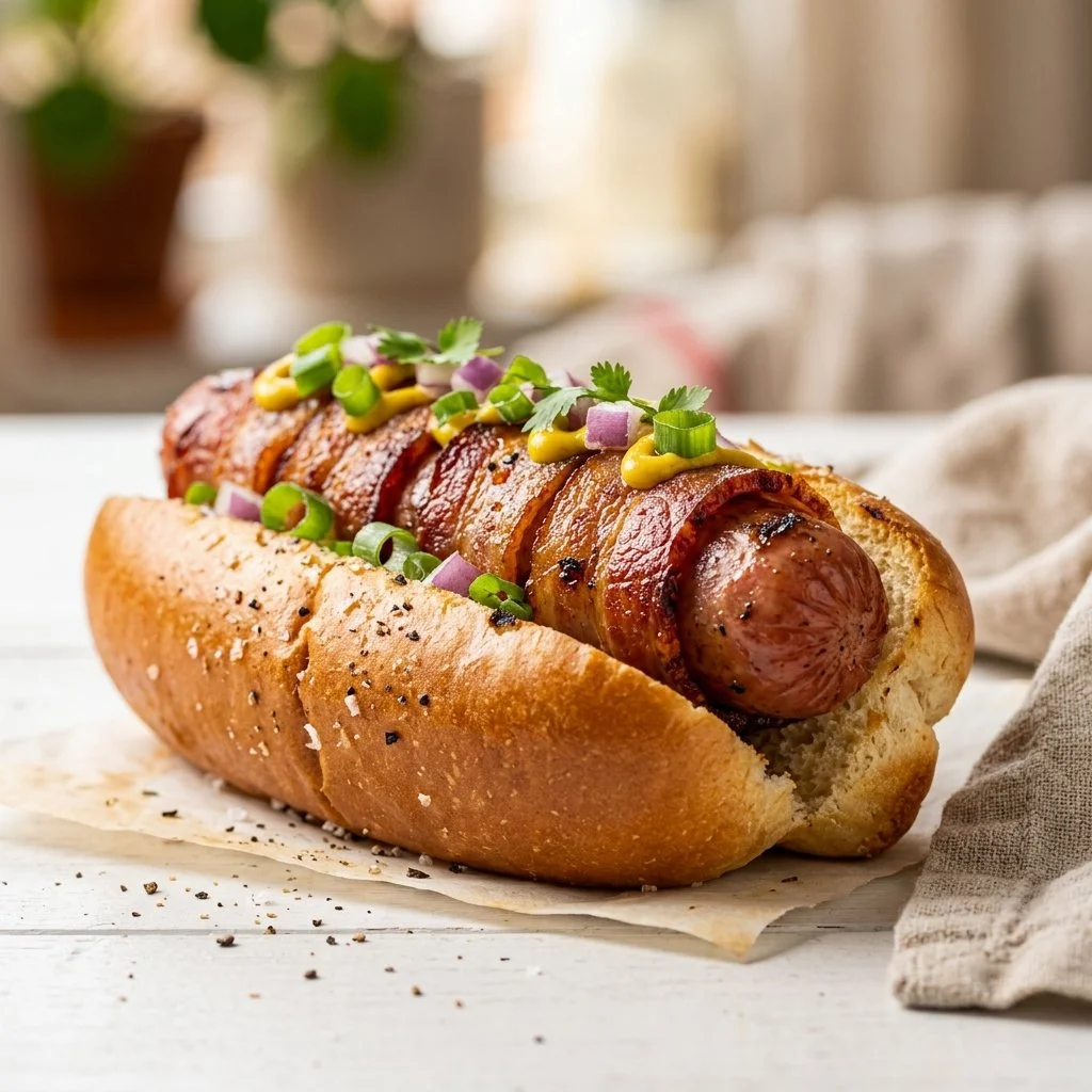Bacon-Wrapped Hot Dogs Recipe