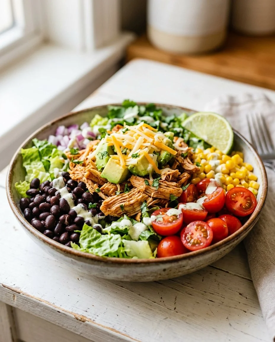 Chicken Taco Salad Bowls Recipe