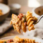 Crockpot Marry Me Chicken Pasta served in a bowl