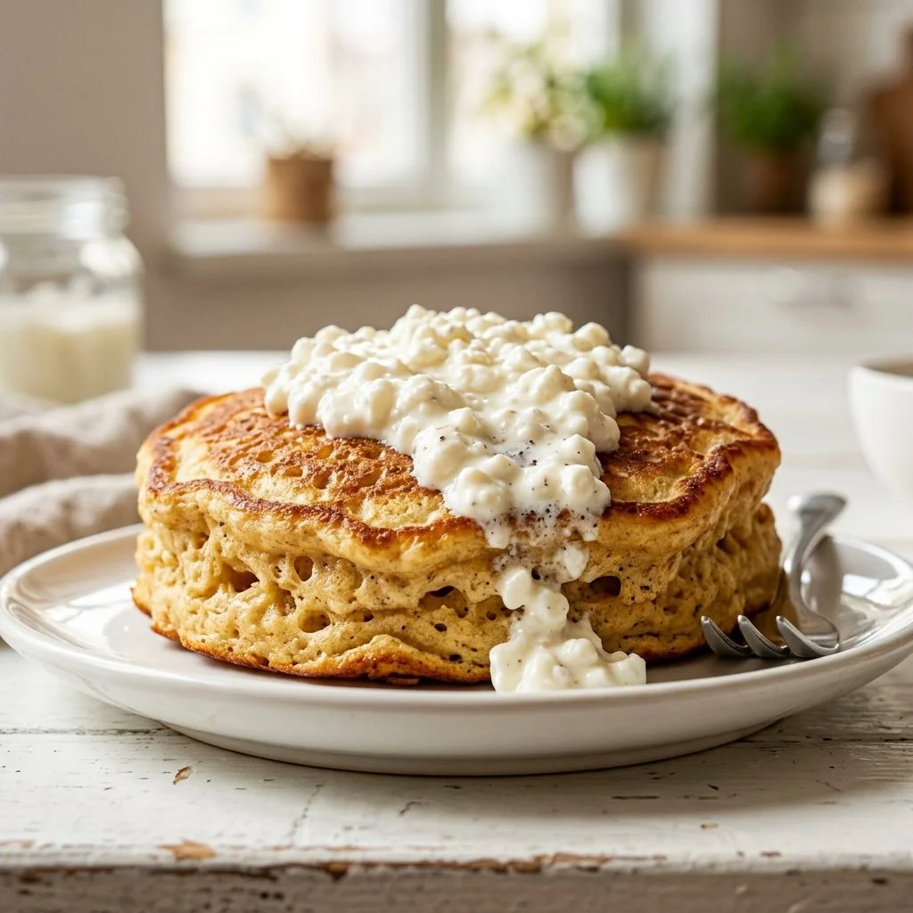 Easy Protein Pancake Recipe with Cottage Cheese