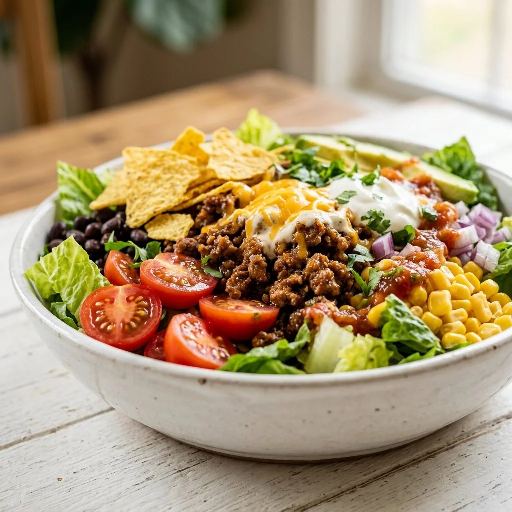Taco Salad with Catalina Dressing
