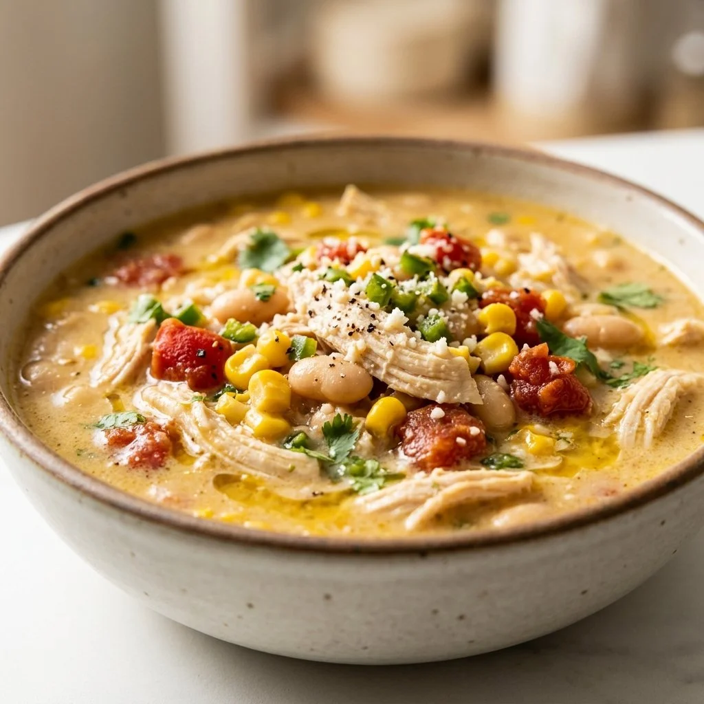 White Chicken Chili: All-Day Crockpot Meals