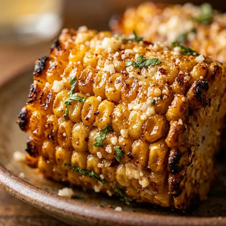 Crispy Corn Ribs Elote Style