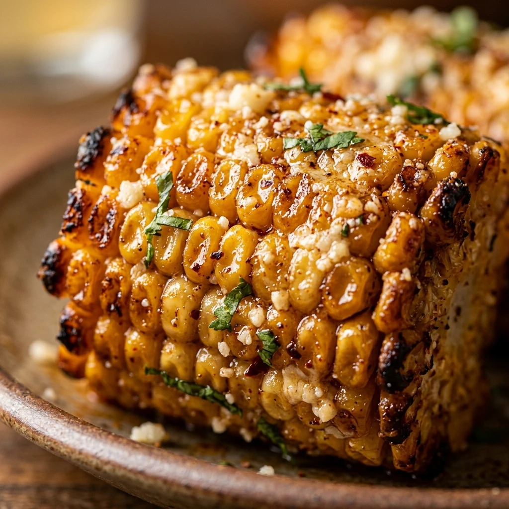 Crispy Corn Ribs Elote Style