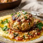 Garlic Parmesan Chicken Meatballs Dinner