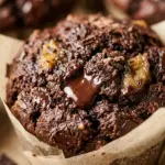 High Protein Chocolate Banana Muffins