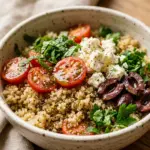 Mediterranean Quinoa Breakfast Bowl