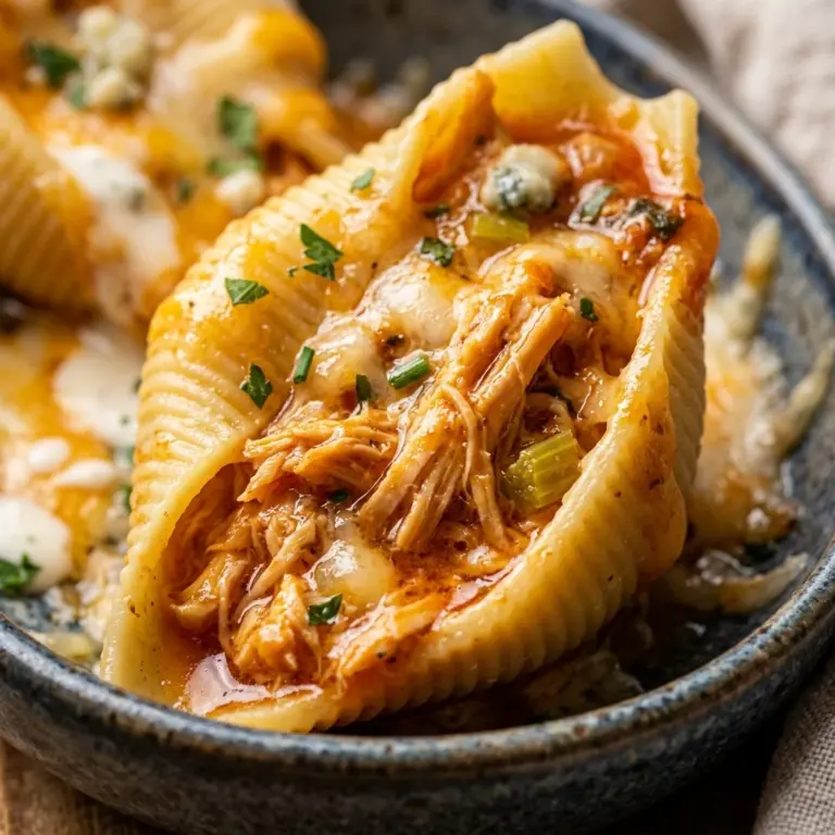 Protein Packed Buffalo Chicken Shells