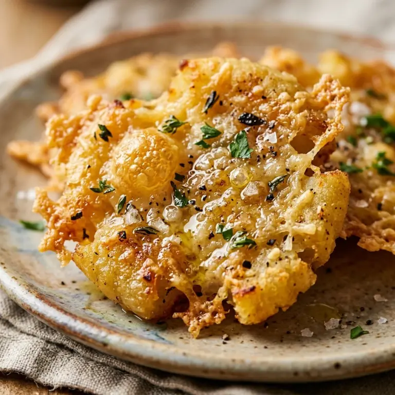 Smashed Gnocchi Parmesan Crisps