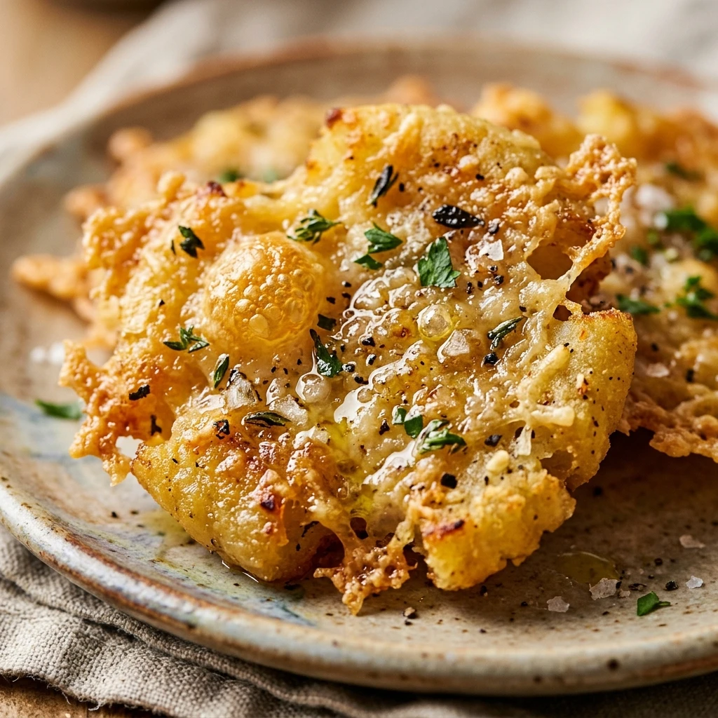 Smashed Gnocchi Parmesan Crisps