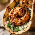 Spicy Honey Garlic Shrimp Tacos