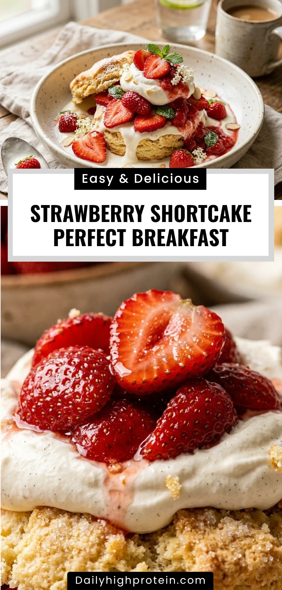 Strawberry Shortcake Perfect Breakfast