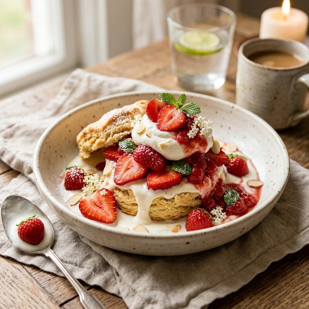 Strawberry Shortcake Perfect Breakfast