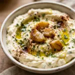 Whipped Feta Roasted Garlic Dip