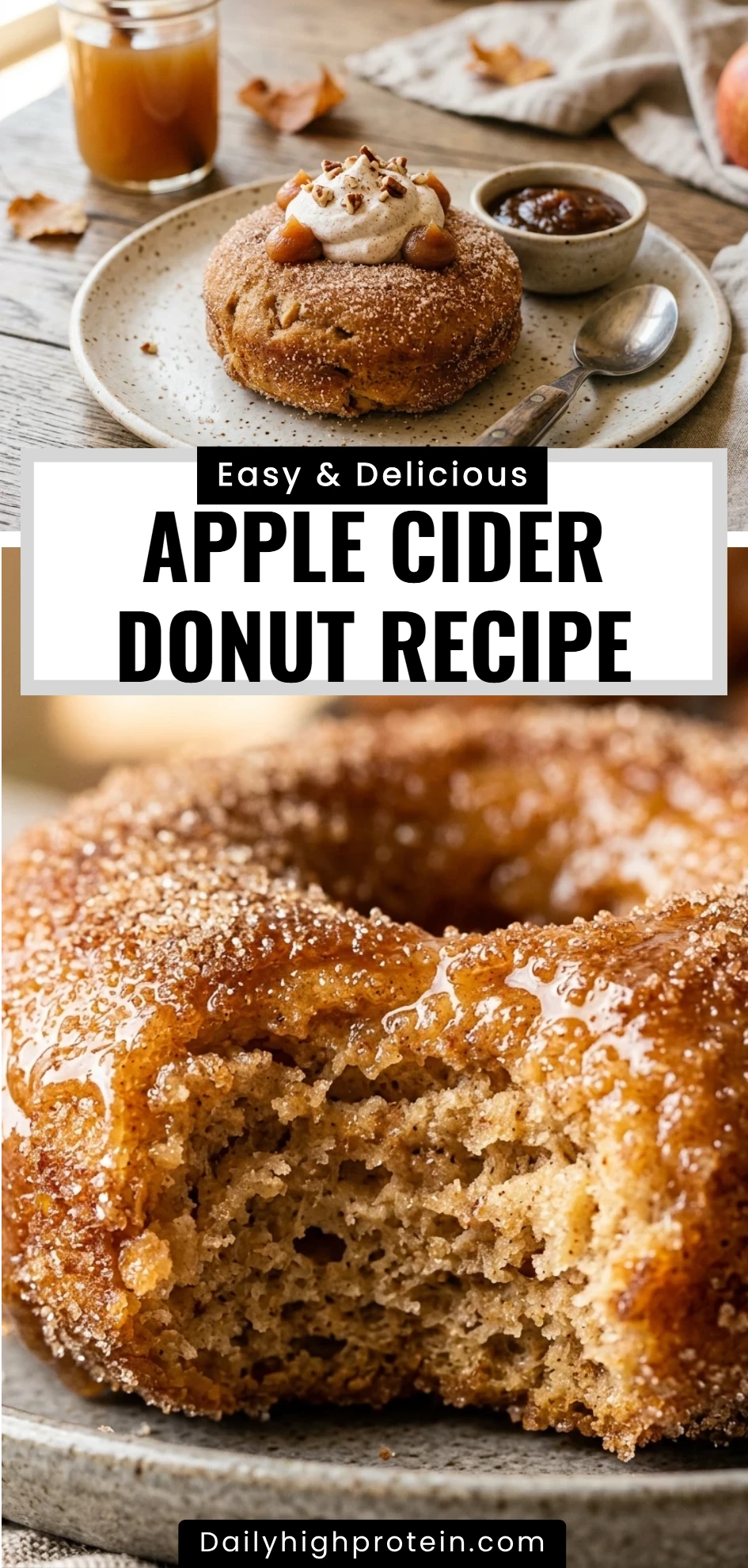 apple cider donut recipe