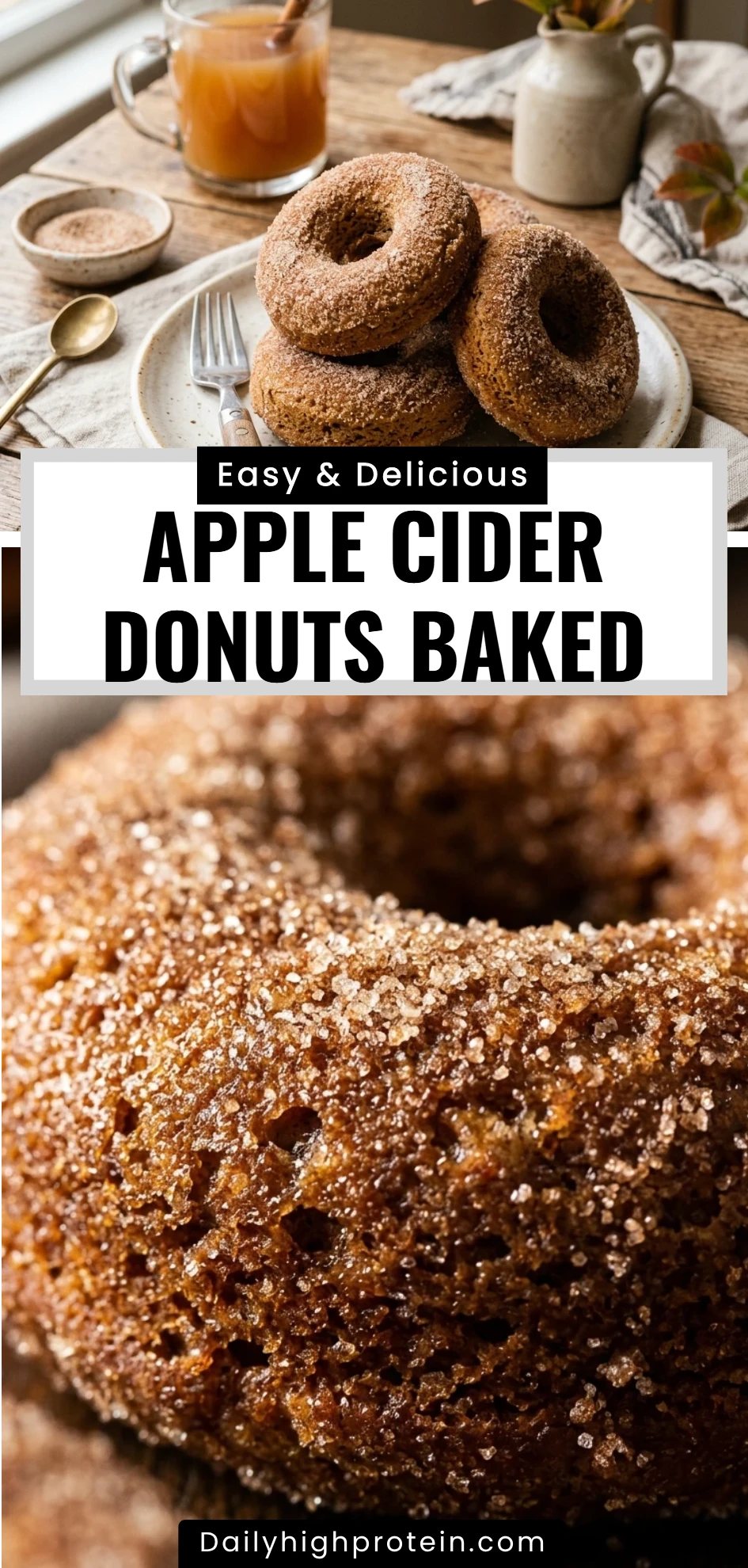 Apple Cider Donuts Baked