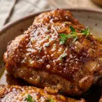 Apple Cider Glazed Chicken Thighs