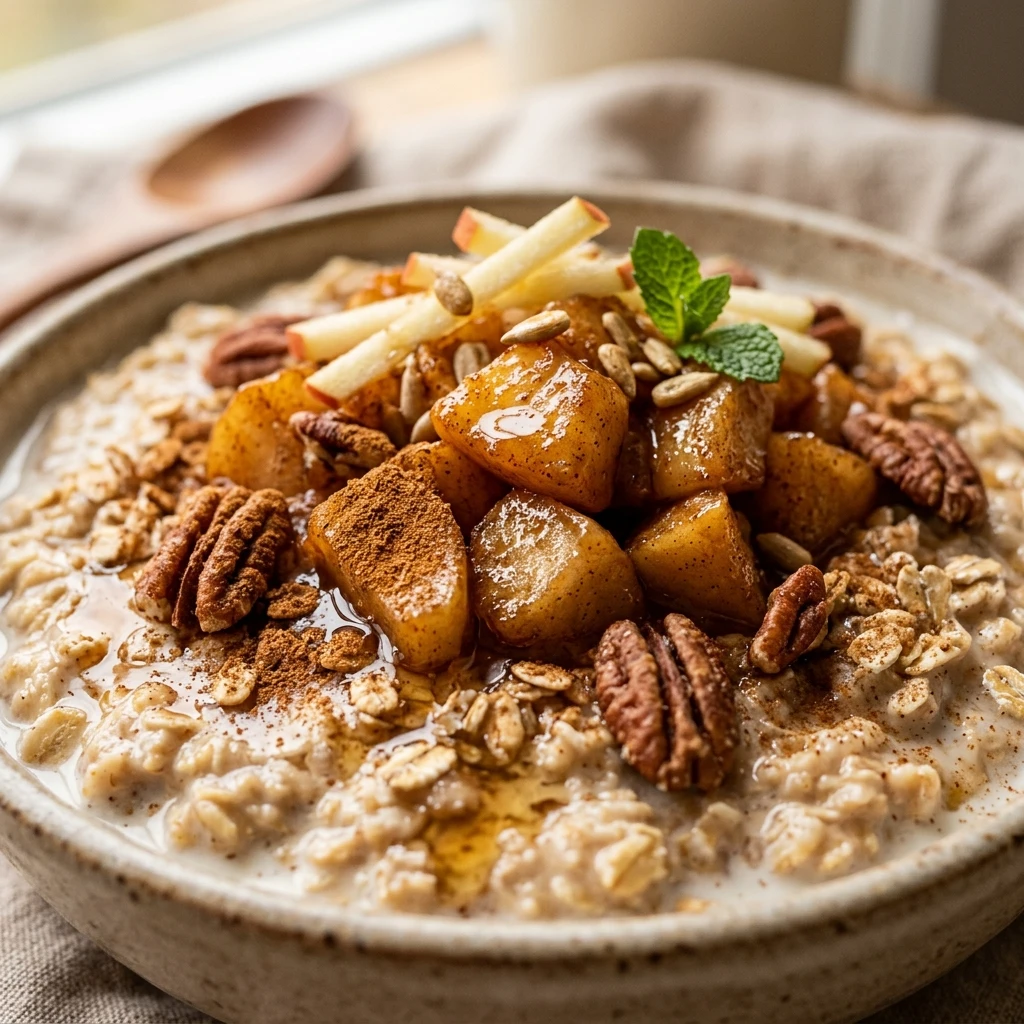 Apple Cinnamon Overnight Oats