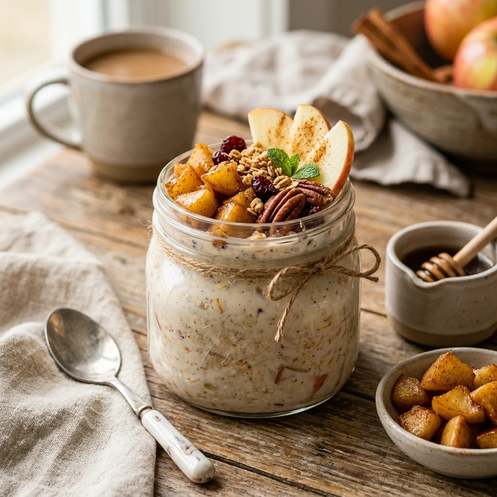 Apple Cinnamon Overnight Oats
