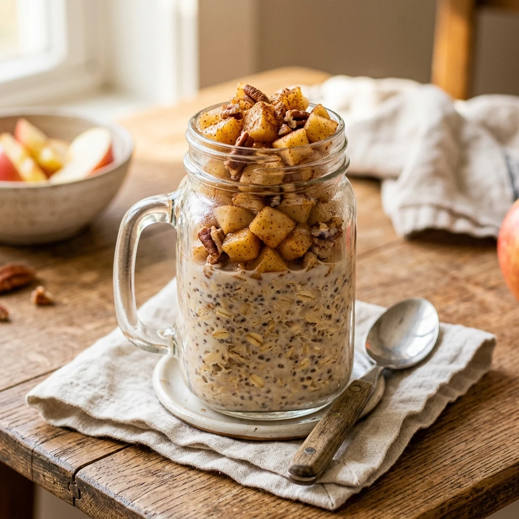 Apple Cinnamon Overnight Oats