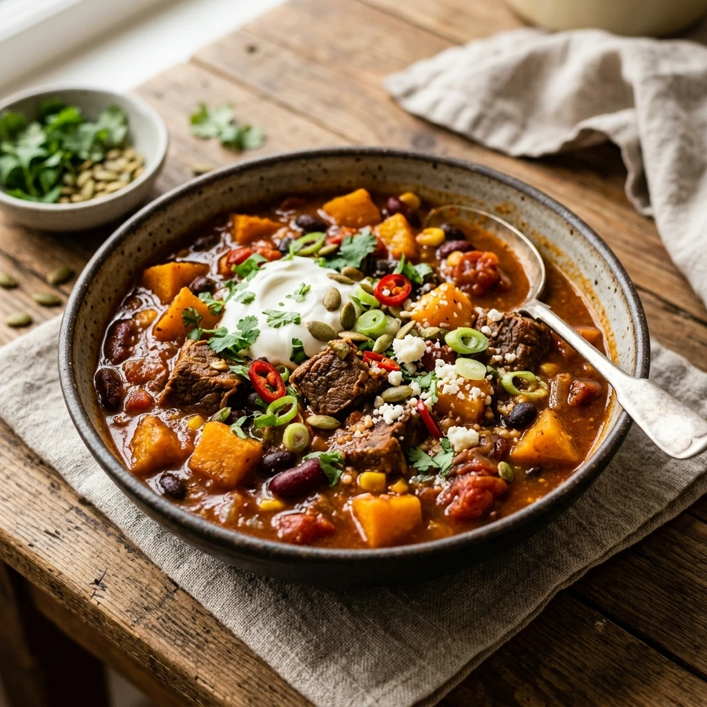 Beef And Pumpkin Chili