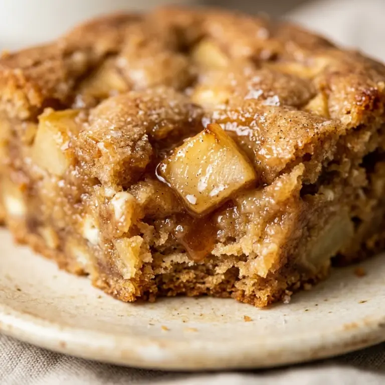 Brown Butter Apple Blondies