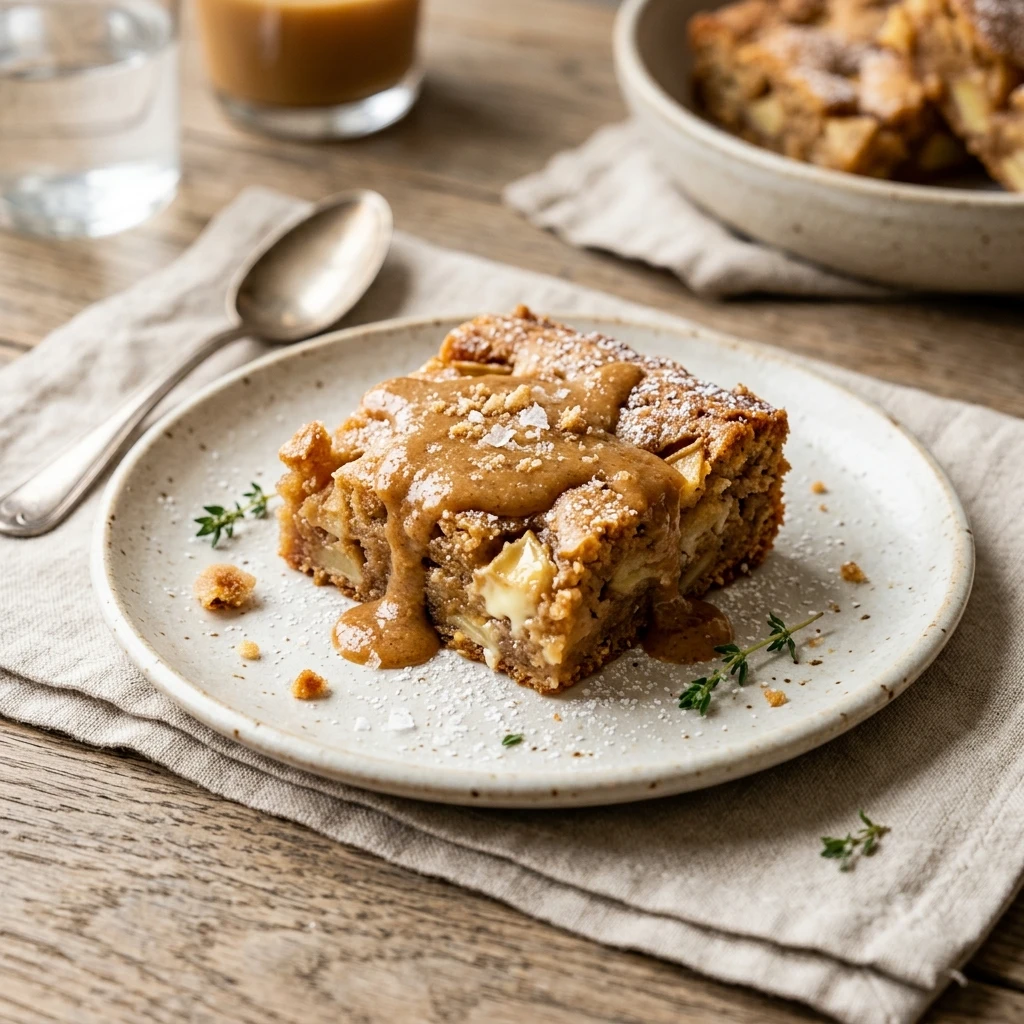 Brown Butter Apple Blondies