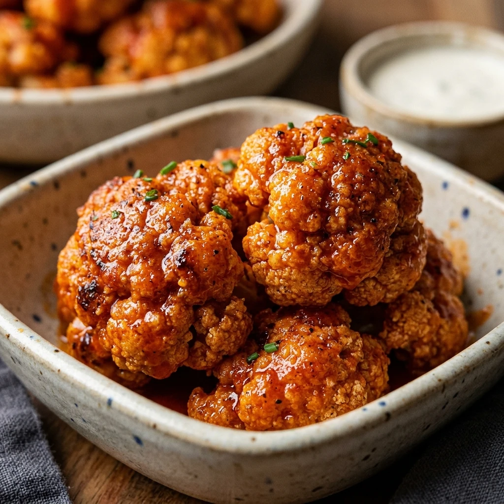 Buffalo Cauliflower Bites