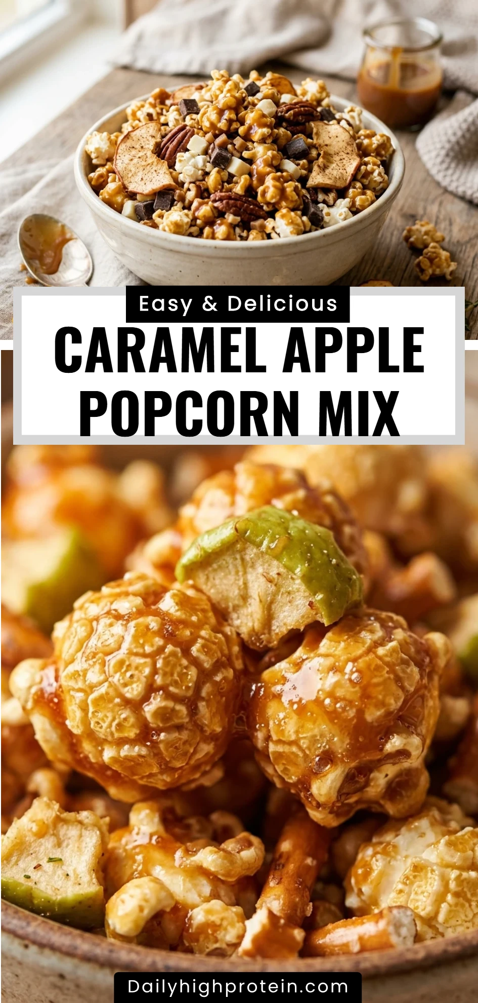 Caramel Apple Popcorn Mix