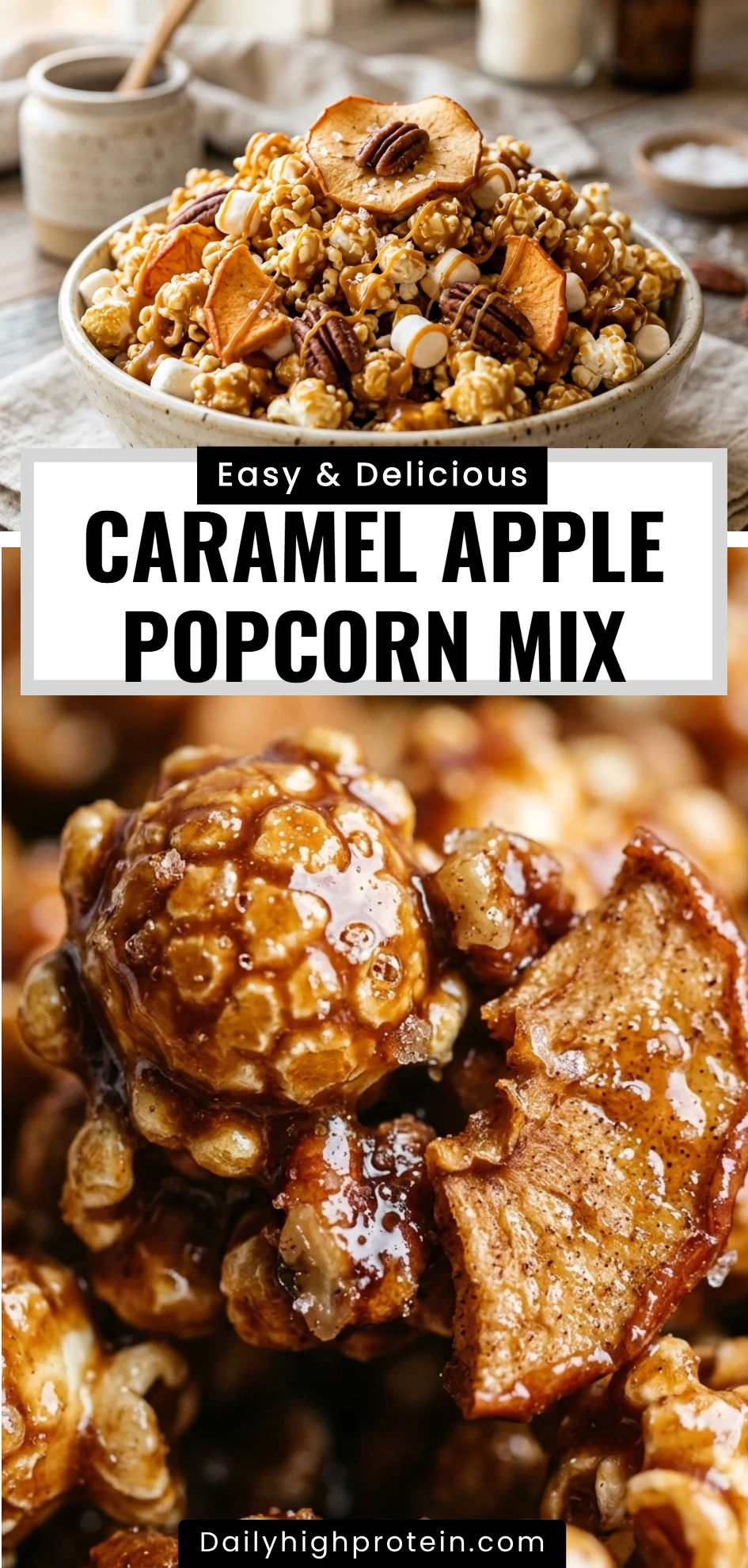 Caramel Apple Popcorn Mix