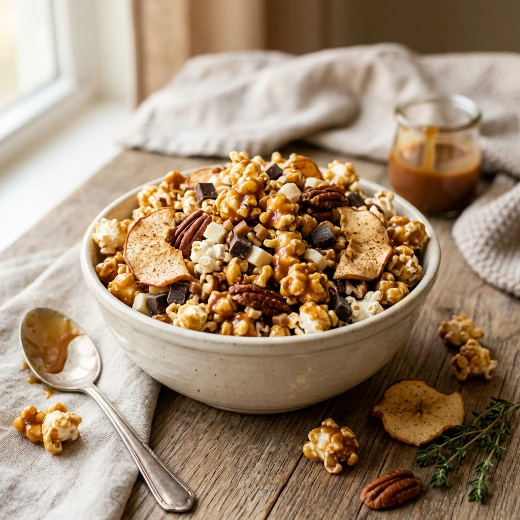 Caramel Apple Popcorn Mix
