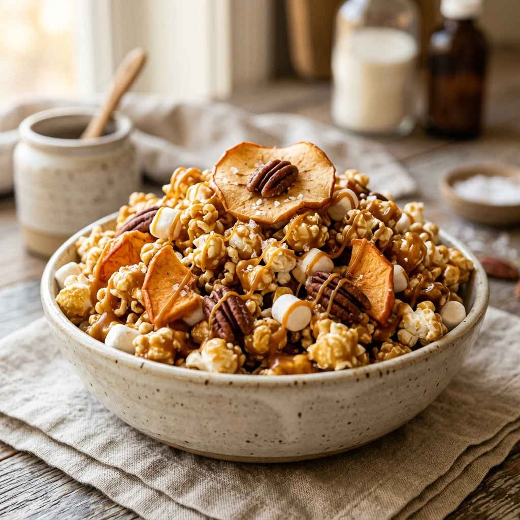Caramel Apple Popcorn Mix