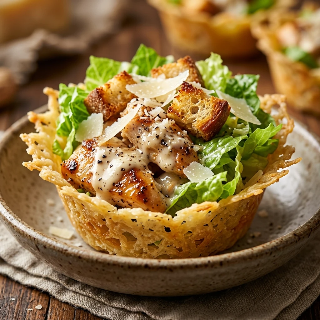 Chicken Caesar Cups