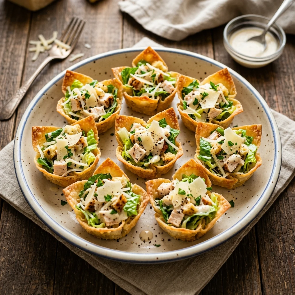 Chicken Caesar Cups