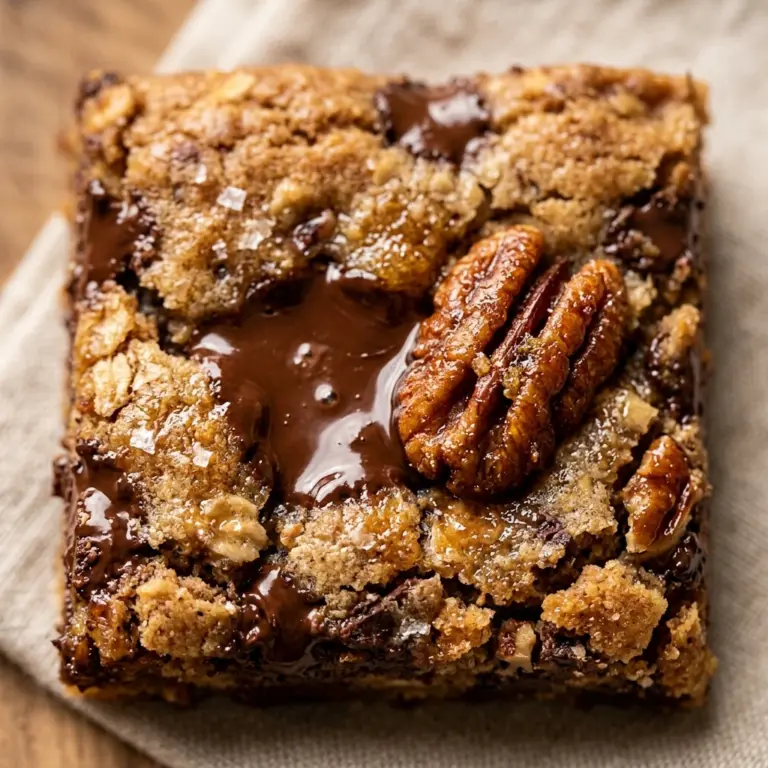 Chocolate Chip Pecan Cookie Bars