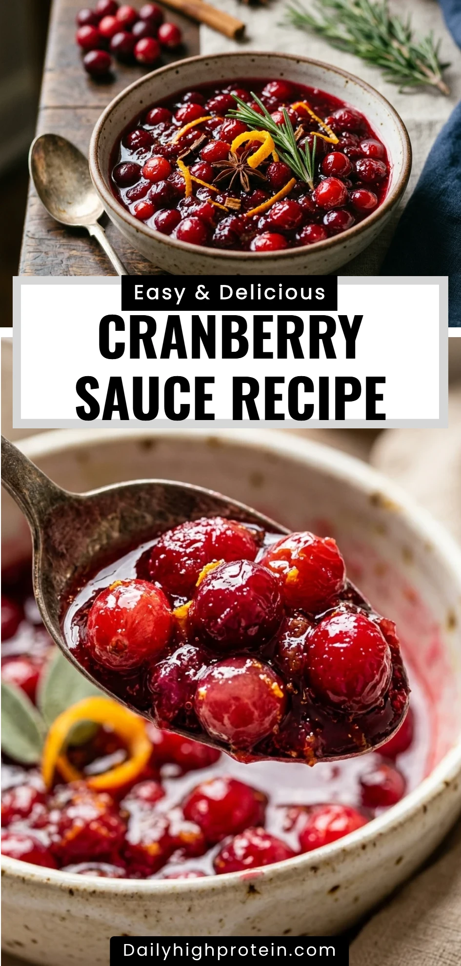 cranberry sauce recipe